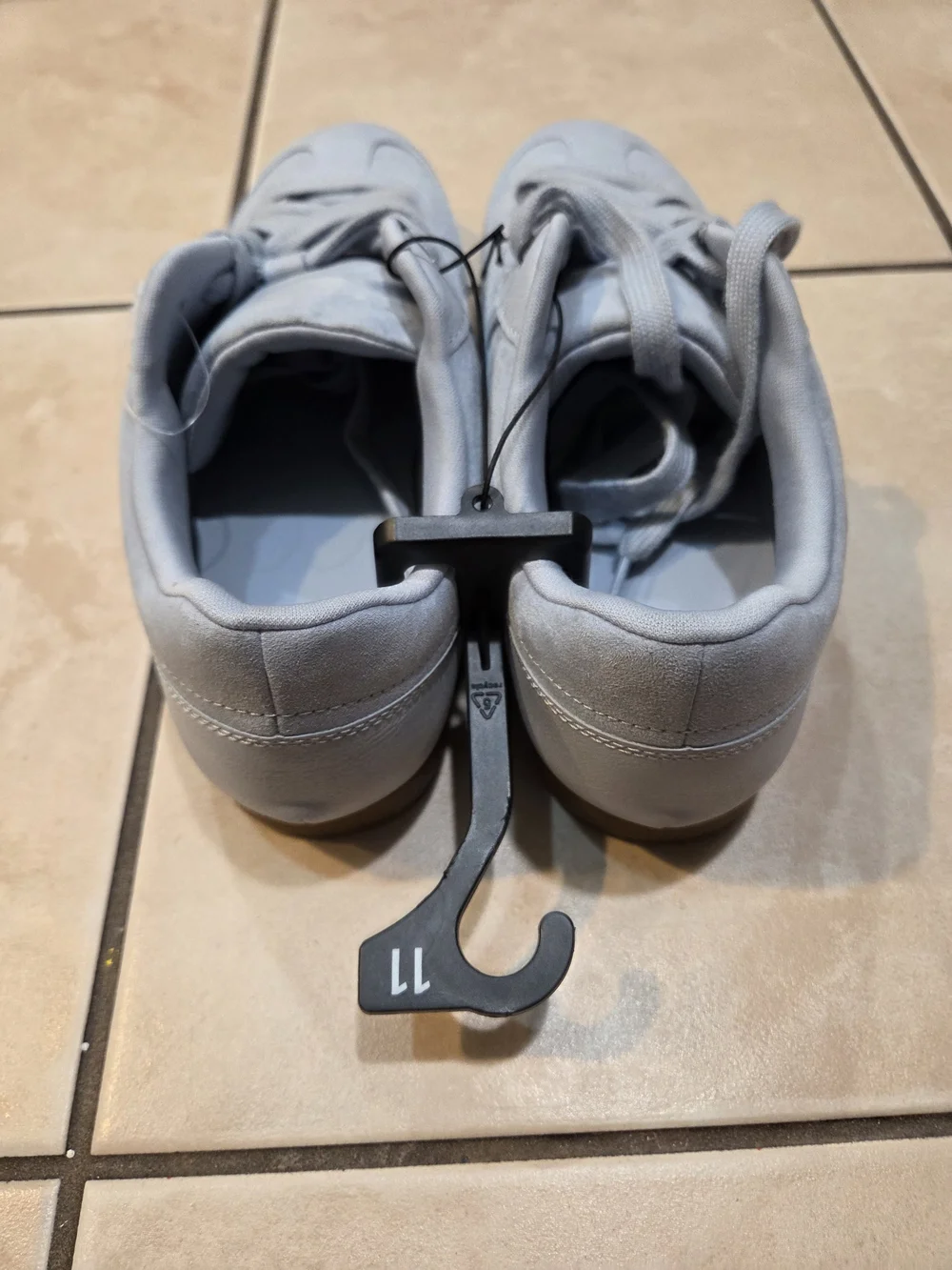 Women's Casual Suede Sneakers in Light Blue - Size 11